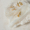 Arracades minimalistes amb diamant marquesa Les Accessoires