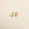 Arracades minimalistes amb diamant marquesa Les Accessoires